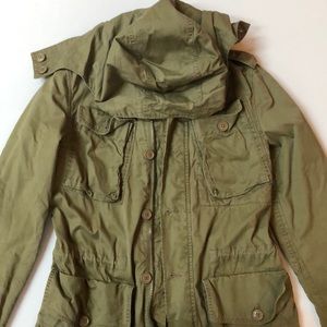 Army-style jacket from J. Crew. Size 0